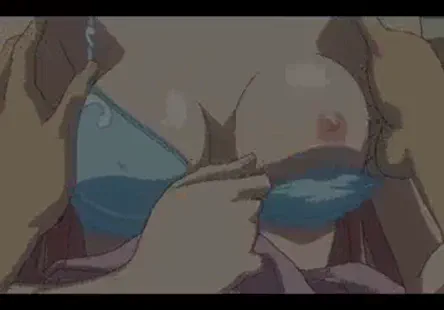 Une brune aux grosses fesses en robe longue fait une branlette.